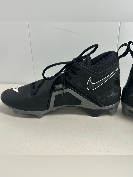 Nike Men’s Alpha Menace Pro 3 Football Cleats - Black Iron Gray - Size 12 main image 9